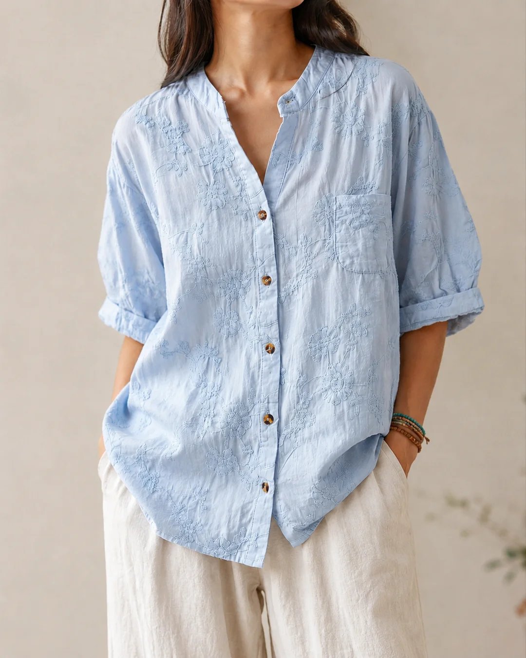 Blusa bordada