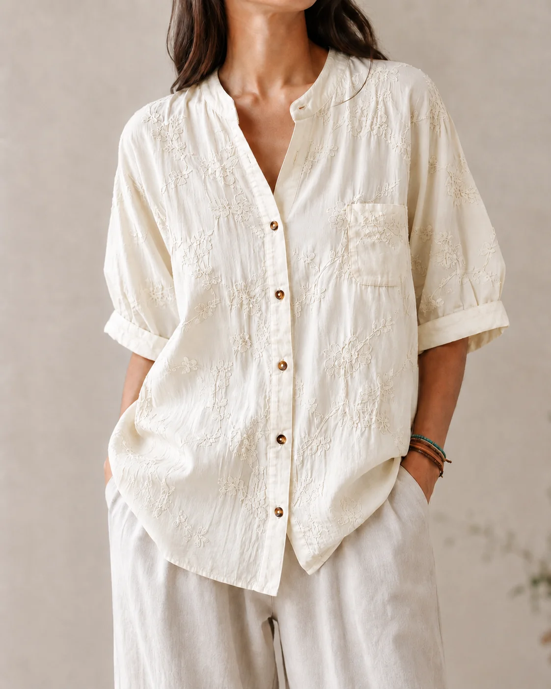 Blusa bordada